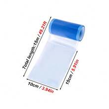 2 Rolls Transparent Disposable Bird Cage Protective Film, Adjustable And Trimmable Width, Splash Guard, Waste Collection Cover, Suitable For Parrots, Lovebirds And Sun Conures Indoor Bird Habitat Cage Decoration Accessories - View 7