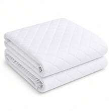 Microfiber Quilted Mattress Protector 30 Cm Deep Fitted Elasticated All Bed Size Mattress Cover - White - View 13