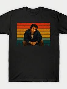 Men T-Shirts - 黑色 - 查看 1