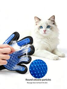 Dog & Cat Grooming Kit, Includes Multi-Functional Stainless Steel Dog Comb & Pet Hair Remover Massage Glove,Supplies For Dogs And Cats, Effectively Removes Loose Hair And Fleas - Multicolor - View 5
