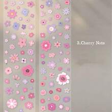 1PC/4PCS Floral Washi Tape, Little Flower Story Basic Decorative Stickers For Diary, Planner, DIY Scrapbooking - Multicolor - View 7
