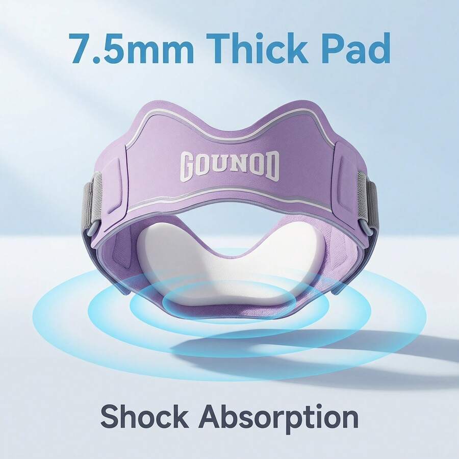 Taro Purple 22g Lightweight Lycra Patella Strap, Adjustable Compression Knee Support Band For Running And Fitness - Multicolor - View 1