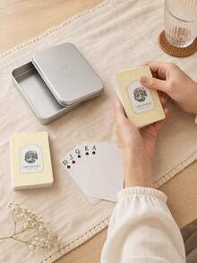 Custom Line Art Pet Playing Cards, Custom Sketch Portrait From Your Pet Photo, Personalized Names Text. Elegant Custom Poker Set, Unique Keepsake Gift For Pet Lovers, Suitable For Family Game Nights, Party Entertainment And Special Occasion Souvenirs - Multicolor - View 8