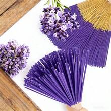 Mysterious Lavender Incense Sticks, New Fragrance, Use During Reading, Meditation, Tea Tasting, Soft Aroma, Calm Emotions, Enhance Atmosphere, Suitable For Outdoor Activities - Lavender - View 3