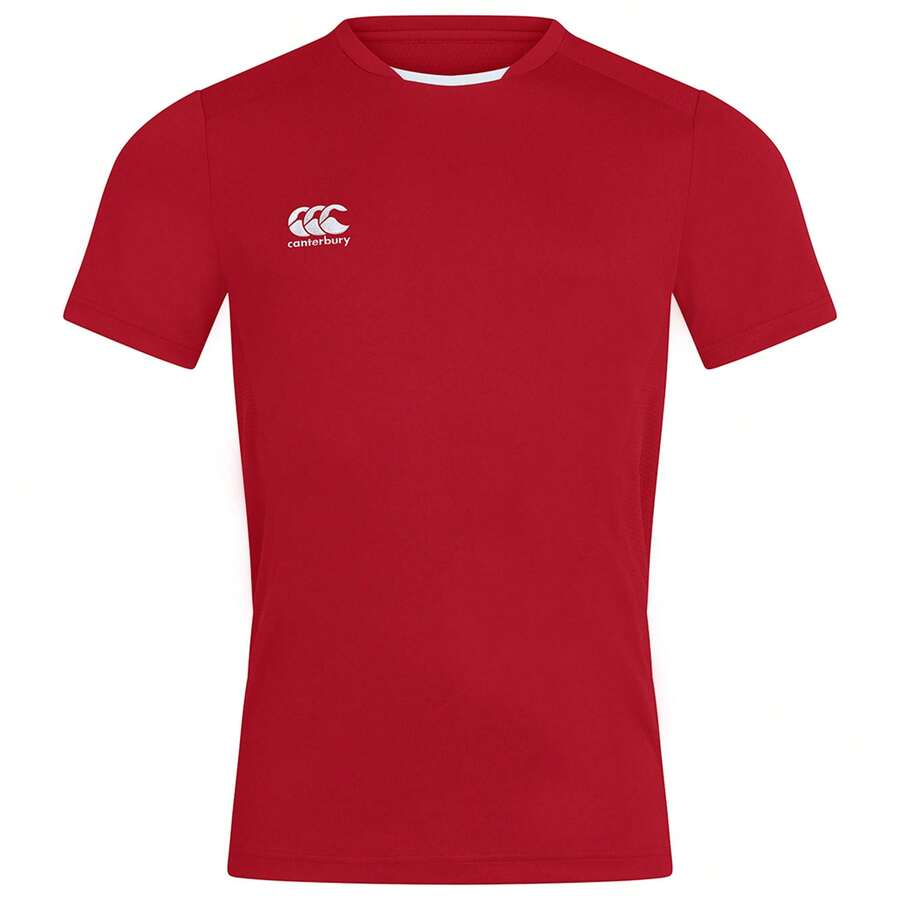 Canterbury Unisex Adult Club Dry T-Shirt - Red - View 1