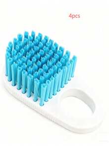 1/2/4Pcs Multifunctional Cleaning Brushes. Ideal For Cutting Boards, Chopping Blocks, As Well As Potatoes, Carrots And Other Fruits & Vegetables. Effectively Removes Dirt From Crevices, Practical Essential Brushes For Kitchen Use. - A - View 13