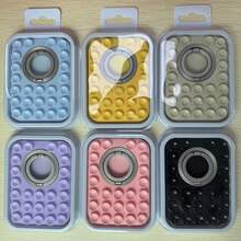 1pc Magsafe 2-In-1 Silicone Magnetic Phone Stand, Hands-Free Bracket For Live Streaming - Multicolor - View 2