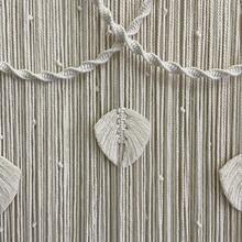 1pc Macrame Curtain, Boho Style Handmade Woven Tassel Valance Window Curtain For Room, Living Room, Entryway, Divider - Excluding Wooden Rod - Beige - View 3