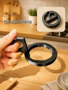 2pcs Portable Disposable Paper Cup Plastic Handle Sleeve, Ergonomic Non-Slip Grip, Suitable For Hot Coffee, Tea - Multicolor - View 5