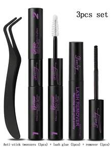 Desliy 2-In-1 Eyelash Glue & Sealer (Bonding & Sealing) Waterproof Strong Fast-Drying Long-Lasting Invisible, Suitable For DIY Eyelash Extensions/Beginner Eyelash Glue Eyelash Adhesive - Black - View 9