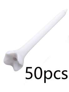1/25/50pcs Golf 4-Prong Plastic Golf Ball Tee Zero Resistance - Multicolor - View 10