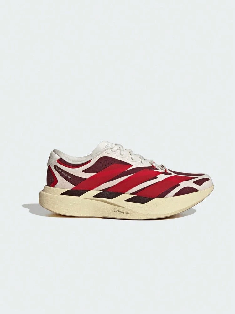 Adidas Sepatu Lari Pria Adizero EVO SL EXO SUEDE M Low-Top KZ9006 - Red Violet - View 1