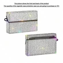 1pc Exclusive Luxury Rhinestone Studded Protective Case For TEREA, Fully Covered With A-Grade Artificial Diamonds For Sparkling Glamorous Effect, Suitable For TEREA, IQOS ILUMA, Best Used In Bright Lighting Environments - Multicolor - View 11