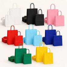 1/2pcs High-Quality,Classic Kraft Paper Bags – Simple, Elegant,Suitable For Birthdays, Weddings, Business Gifts, And Special Occasions - Kraft Paper Bags - View 3