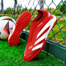 New Football Shoes Recommended For Match And Training, Low-Top, Studded, Durable, Anti-Slip, Grip, Adult Unisex - Red - View 4