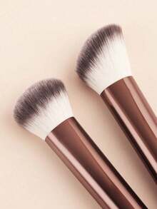 Brown Makeup Brush Set, Essential For Daily Travel And Makeup - Multicolor - View 6