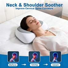 Zero-Pressure Memory Foam Pillow For Adults Spine Cervical Protection Sleep Aid Deep Sleep Spine Pillow Memory Foam Pillow Wedge Pillow Relieve The Cervical Vertebrae - Multicolor - View 3