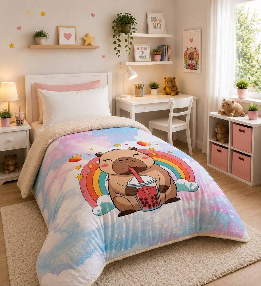 Comforters - Rainbow Capybara - View 1