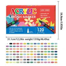 24-240 Colors Acrylic Paint Markers, Layerable Painting Pens For Students Art, Graffiti Pens Suitable For Multiple Materials, Art Creation, Back To School Essential - Multicolor - View 13