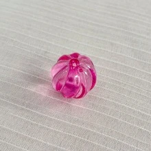 20顆透明壓克力南瓜穿孔珠，透明色南瓜散珠，DIY手鍊吊飾手工珠寶配件 - 彩色 - 查看 21