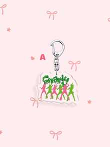 1 Stück/7 Stücke Acryl Cartoon Schlüsselanhänger KATSEYE, K-Pop Girl Group, Manon Sophia Daniela Lara Megan Yoonchae, Taschenanhänger und Fan-Geschenke. EYEKONS Kollektion Geschenk, Schulanfang Geschenk - Verschiedenfarbig - Übersicht 11