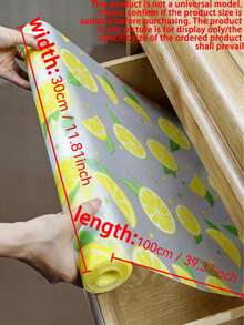 1 Roll Pure Black Polka Dot Pattern Cabinet Liner, Flat Non-Slip Effect, Non-Adhesive Drawer Mat, EVA Waterproof Refrigerator Liner, Easy To Cut, Suitable For Shelves, Tables, Cabinets, Kitchen And Storage Racks - Multicolor - View 5