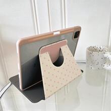 1件百合花印花平板保護殼，適用於 iPad Air 6/5/4 &10 (10.9 吋) - 適用於 iPad Pro 2024、Air M3/A16 2025，適用於 Galaxy Tab S9 FE/S8 Plus/S7/S10，適用於 OPPO Pad，適用於 MatePad，適用於 Vivo Pad，適用於 Honor Pad，適用於 Xiaoxin Pad - 彩色 - 查看 4
