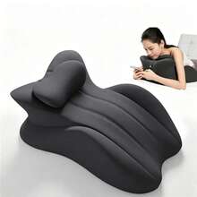 1pc 3rd Generation Ergonomic Hip Cushion, Portable Multi-Function Memory Foam Comfortable Pad, Couple Seat Cushion, Low Hip Cushion, Multi-Function Prone Sleeping Pillow, Suitable For Home, Office, Yoga, Daily Rest, Reading And More - All-season Cushion - View 1