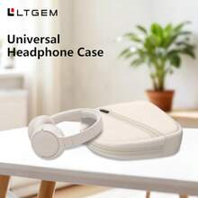 Headphone Headset Case Bag Compatible With Tune 770NC, 720BT, 510BT, 520BT, 500BT Soundcore By Anker Q20i, Q20, Q30, Q45  BERIBES TOZO KVIDIO JLab  On-Ear Headphones - Khaki - 5.Khaki - View 8