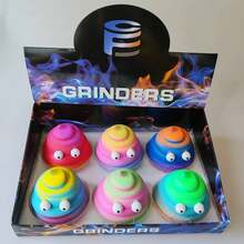 1PC, New Creative Style Plastic+Metal Integrated Grinder, Fashionable Home Decor Smoking Accessory Crusher, Funny Gift For Smokers! Valentine's Day Gift! Random Style! - View 12