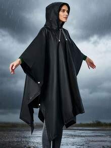 Multifunctional Raincoat, Portable Windproof Waterproof Rain Jacket, Suitable For Hiking, Cycling, Camping, Fishing And Rainy Outdoor Activities - Multicolor - View 2