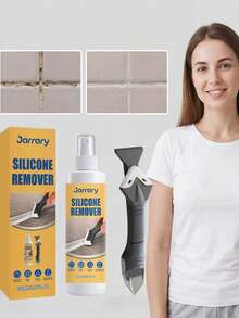 Jarrary Silicone Remover, Softens And Dissolves Old Silicone Sealant, For Kitchen, Bathroom, Bicycle Surfaces, Multi-Material Surface Cleaning - Liquid - View 6