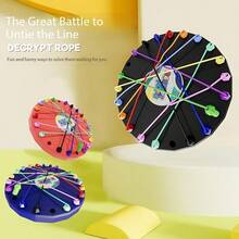 Kids Untie Rope Challenge Desktop Game, Brain Logic Puzzle Toy, Parent-Child Interactive Educational Board Game, Phone-Free Battle Game - Multicolor - View 10