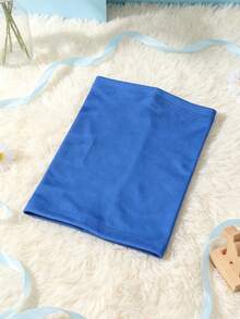 Lightweight Breathable Pure Blue Polyester Pet Head Cover With Elastic Headband, Anti-Bite Design, Fun Decorative Accessory, Suitable For Small To Medium Dogs (E.G., Teddy, Bichon) Year-Round Use - Blue - View 6