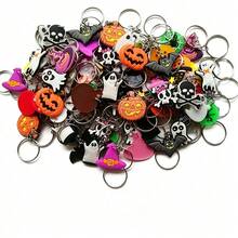 1/2/4pcs Random Halloween Keychains, Halloween Theme Decorative Charms, Perfect Party Favor Fillers, Exquisite Small Gift Keychains, Halloween Cartoon Keychains, Creative Holiday Gift Set, Portable Keychains, Suitable For Party Decoration - Multiple Styles - View 9