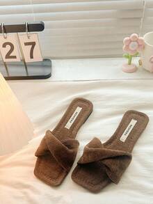 Women's Vintage Sandals Bowknot Slippers Weekend Evening Party Vacation Beach Summer Elegant Comfortable Sandals - Brown - View 5
