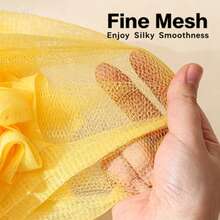 1pc New Large Duck Bath Sponge, Durable Non-Shedding Mesh Bath Ball, Soft Cartoon Foaming Bath Net, Wholesale Bath Flower Ball - View 5