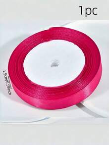 1 Roll Of 22 Meters, Pink Packaging Ribbon Bow, Colored Ribbon, Polyester Ribbon, Gift Box Ribbon, Jacquard Ribbon - / - View 11