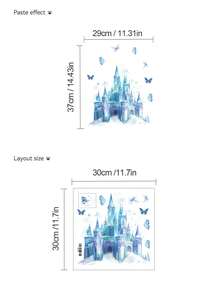 1pc Cartoon Turtle Toilet Lid Sticker, Underwater Coral Bubble Pattern, Creative Self-Adhesive Bathroom Decor Sticker, Cute Little Turtle Ocean Toilet Sticker, Underwater Background Pattern, PVC Self-Adhesive Removable Wall Sticker, Suitable For Children's Room, Bathroom Wall, Etc. - Multicolor - View 7