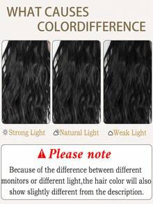 Children's Synthetic Clip-In Ponytail Hair Extension, 14 Inch Small Wavy Ponytail Wig, Suitable For Daily Wear - Multicolor - View 5