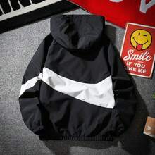 Nuevas chaquetas deportivas para hombre, cortavientos con protección solar, chaquetas con capucha con cremallera y chaquetas casuales tanto para hombres como para mujeres. - Negro - Ver 5