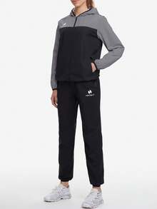 HOTSUIT Women's Weight Loss Sauna Sweat Suit, Long Sleeve Zipper Jacket + Jogging Pants, Suitable For Fitness And Daily Exercise - Dark Grey - View 5