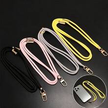 Adjustable Length Phone Lanyard Anti-Drop Halter Crossbody Polyester Phone Chain Customized Wrist Strap - Multicolor - View 1