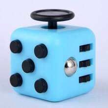 Multicolor Cube Dice, ABS Material Creative Sensory Hand Gadget, Emotional Relief Portable Ornament, Desktop Home Car Decor, Ideal Gift For Birthday, Anniversary & Party - Multicolor - View 5