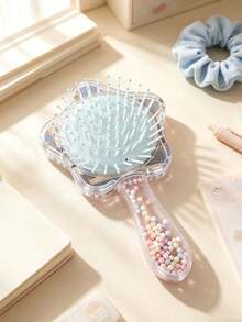 8PCS Transparent Air Cushion Comb, Fluffy Star Air Cushion Hairbrush, Portable Heart-Shaped Hair Comb For Women - Multicolor - View 12