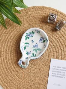 1件裝藍莓陶瓷湯匙架,北歐風雛菊湯匙叉托盤,適用於湯匙與長柄湯匙,可收納湯匙、廚房用具與餐具湯匙、刀叉,絕佳禮物選擇 - 彩色 - 查看 4