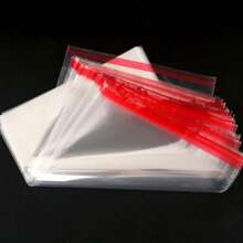 100pcs Transparent Dust-Proof Self-Adhesive OPP Plastic Bags, Available In 10+ Sizes, Suitable For Small Accessories, Baking, Keychains, Pendants, Cards, Holiday Gift Packaging, Transparent Storage Bags, Packaging Bags - View 11