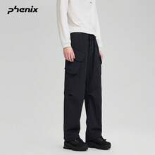 +Phenix Phoenix Men's Outdoor Woven Casual Pants, Water-Repellent Anti-Static Design Cargo Pants - Black - View 1