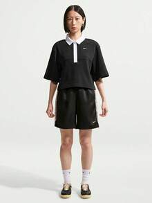 Nike Women's AS W NK CHILL WVN LACE SHORT Woven Shorts IM8386-010 - Black - View 6