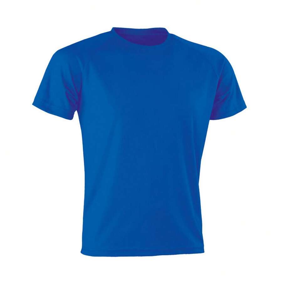 Spiro Mens Impact Aircool T-Shirt - Royal Blue - View 1